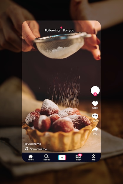 Lifestyle content creator concept
