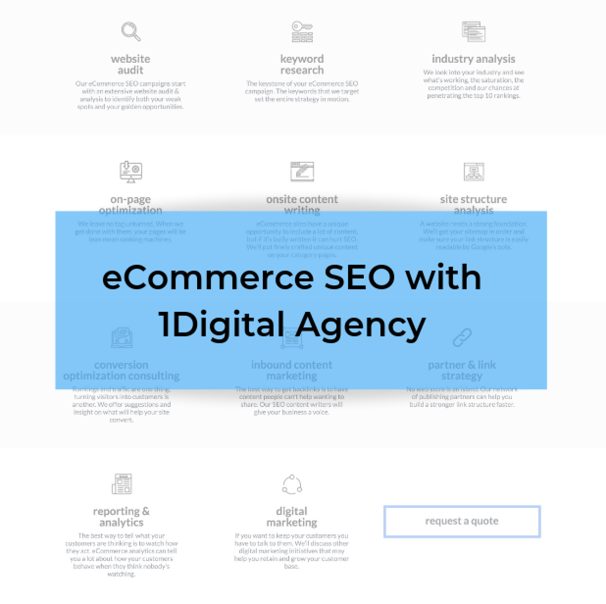 4 Things to Keep in Mind With eCommerce SEO - 1Digital® Agency