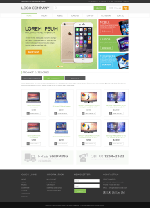 Citrek Shopify template design