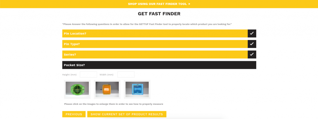 H-E Parts search tool