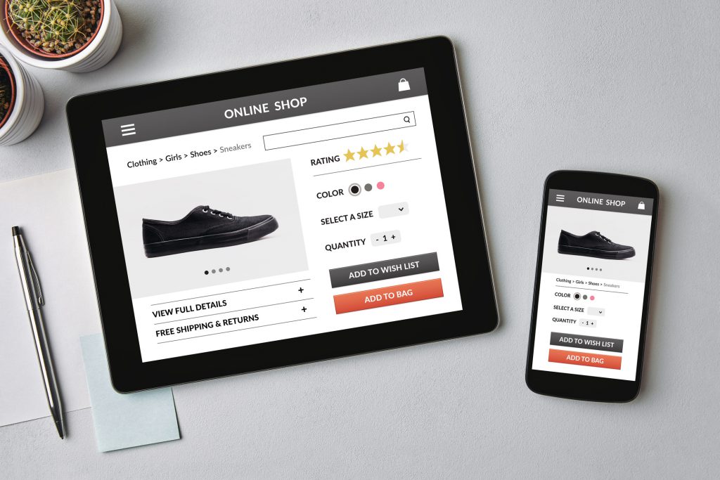 eCommerce website