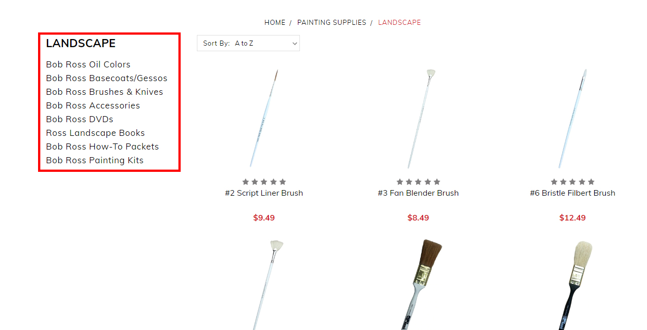 Custom Category Page