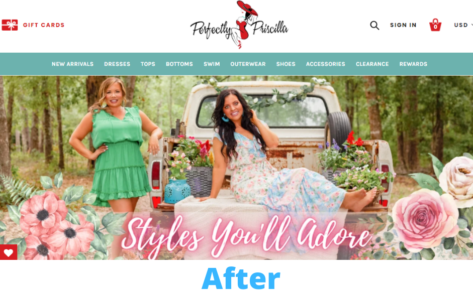 Our Shopify migration agency provided a brand new design for our client's website.