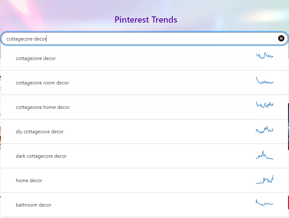 pinterest trends example