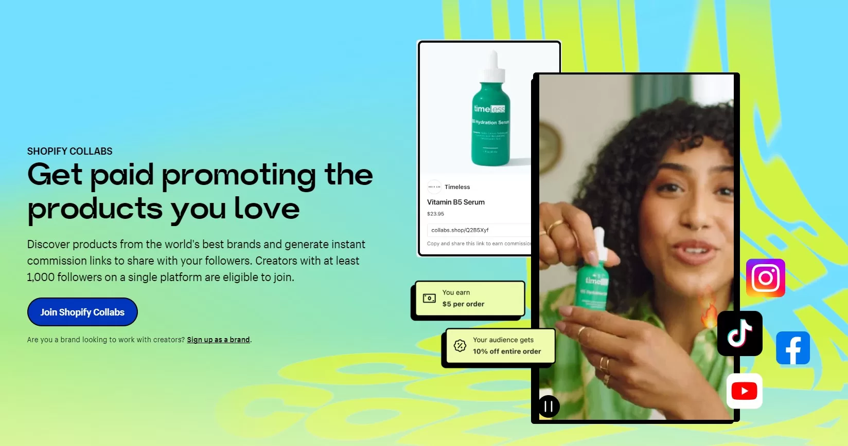 shopify collabs