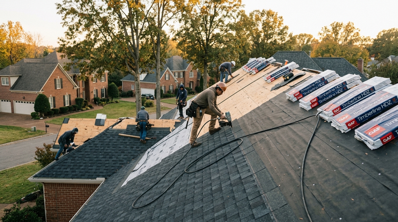 2026 Cost vs. Value Report: GAF Roof Replacement ROI for Middle Tennessee Homes