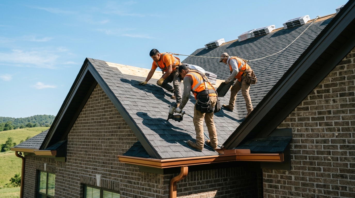 Best GAF Shingle Colors for Traditional Brick Homes in Brentwood, TN