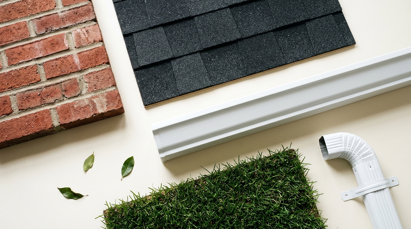 Matching Your Gutter Color to Your New GAF Roof: A Style Guide for Middle TN Homes