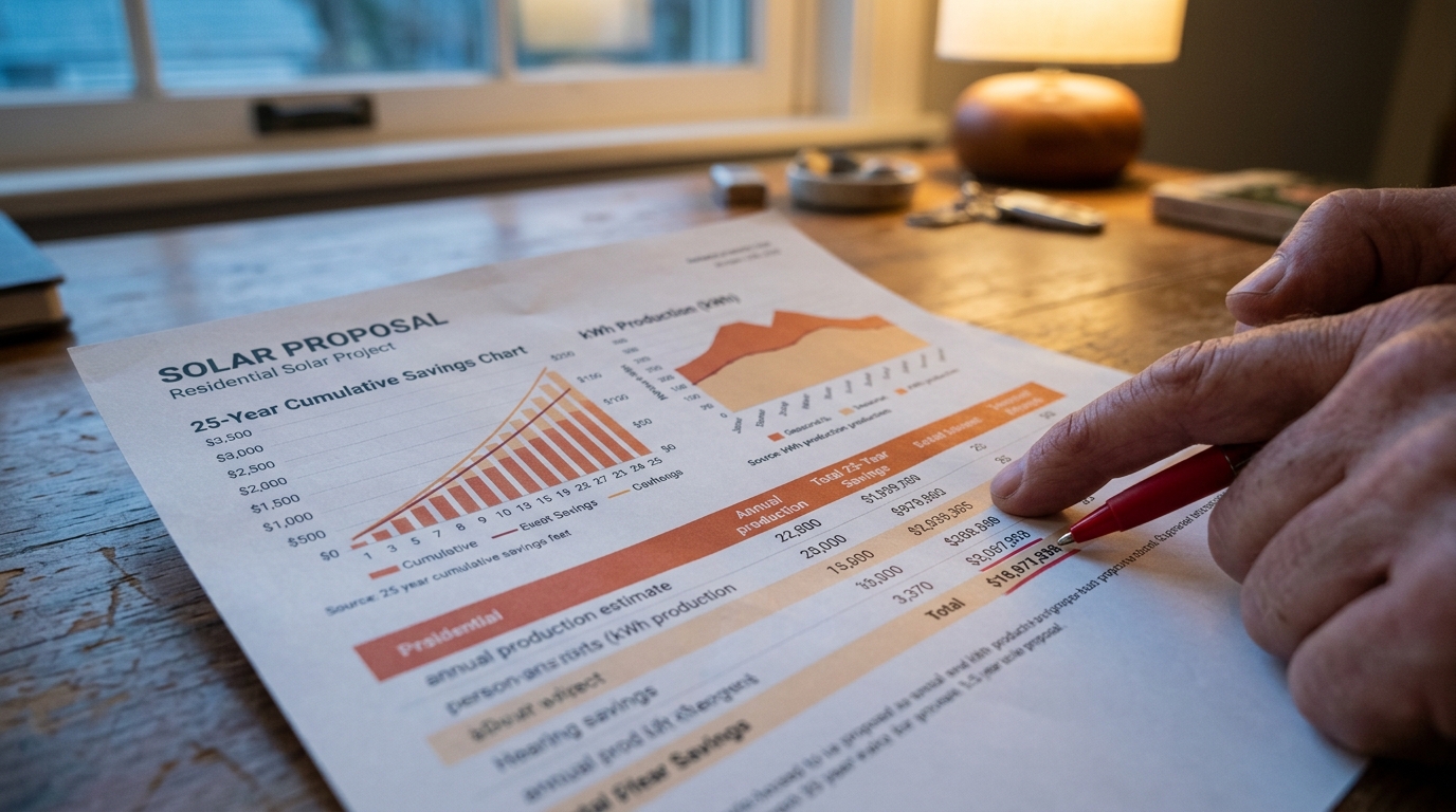 How to Read Your Solar Proposal Without Being Overwhelmed