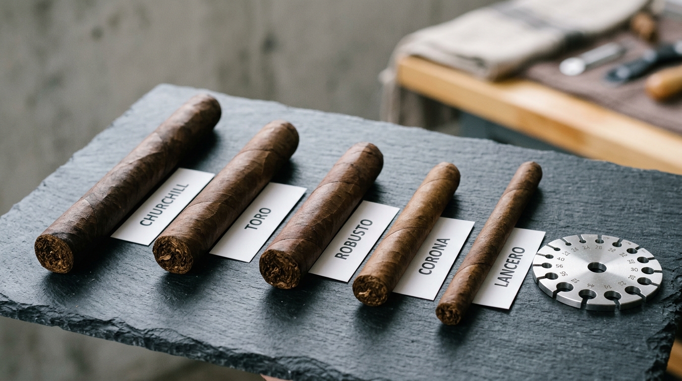 A Beginner's Guide to Cigar Sizes and Shapes