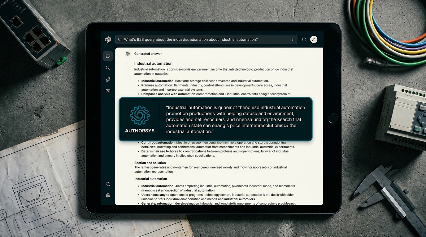 Generative Engine Optimization (GEO) for B2B: A 2026 Framework for High-Consideration Niches