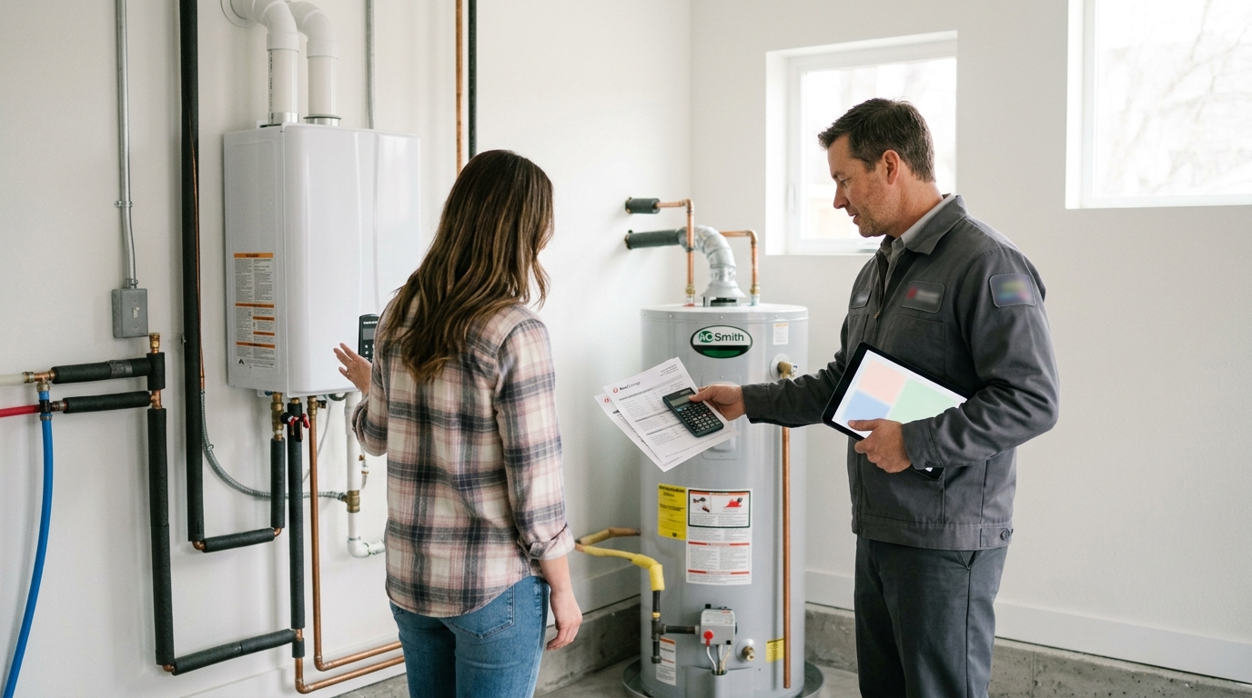 Tankless vs. Traditional Water Heater: What Actually Makes Sense in Denver