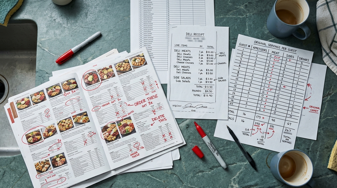 How Much Food Do You Actually Need for a Party? A Simple Deli Catering Calculator
