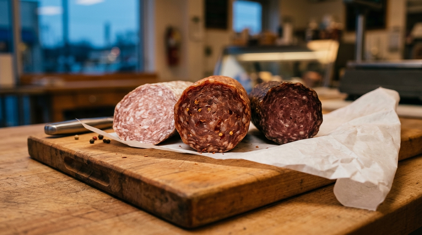 A Beginner's Guide to Salami: Decoding the Difference Between Genoa, Sopressata, and Hard Salami