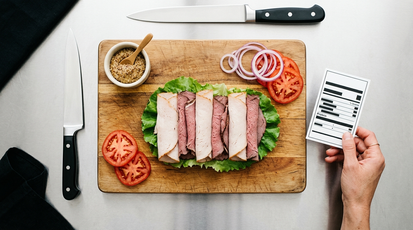 The High-Protein Deli Lunch: How to Order for Muscle Gain and Satiety