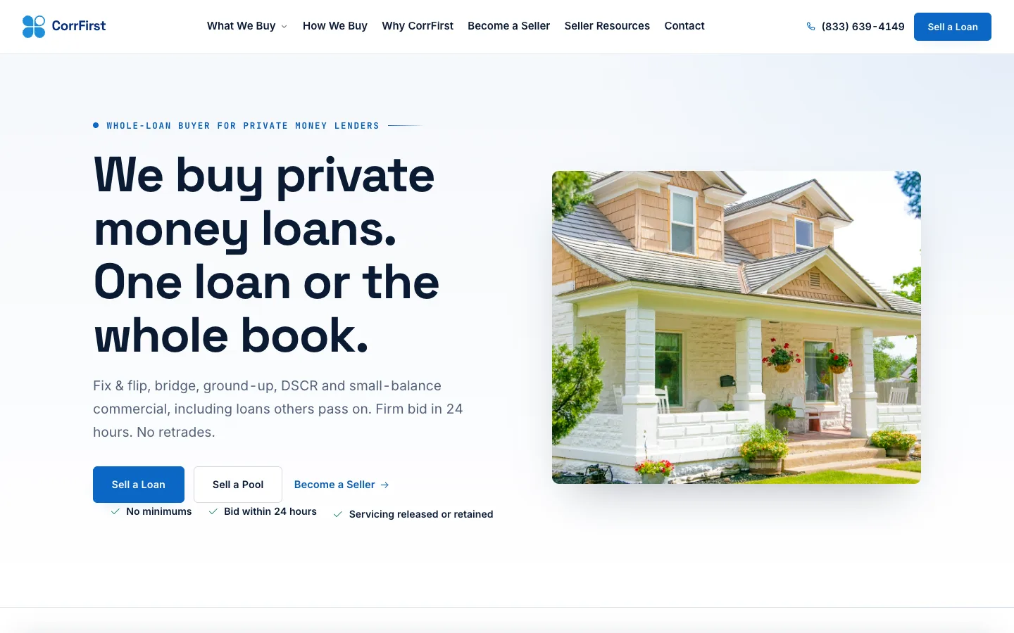 CorrFirst website, built and launched on WorkspaceCMS