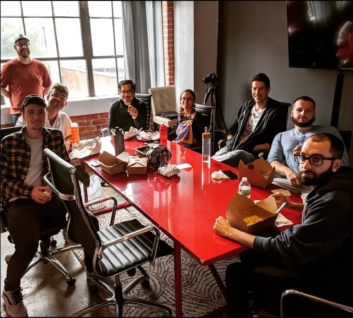 The 1Digital team around the table