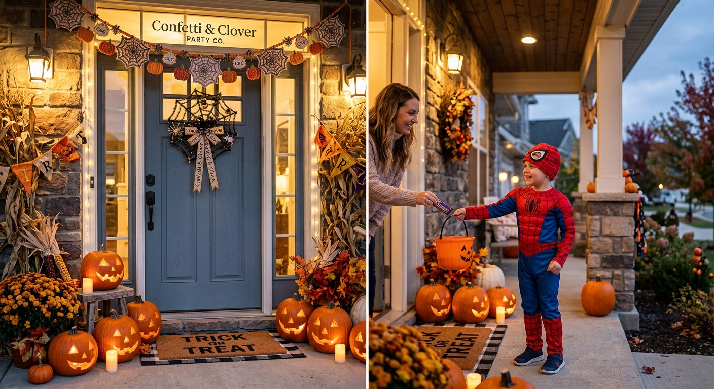 Halloween party decorations.