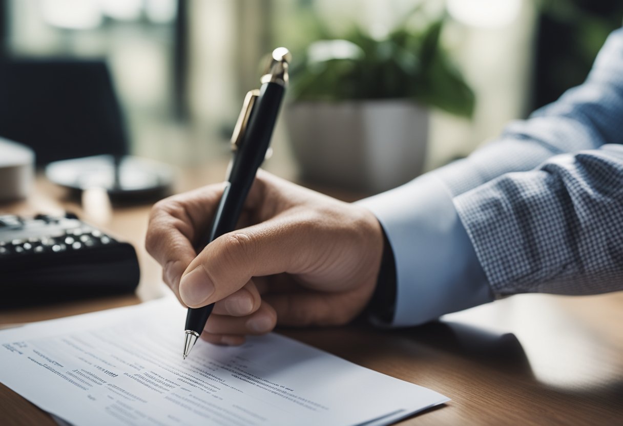 A person signing a contract to purchase real estate notes from a seller