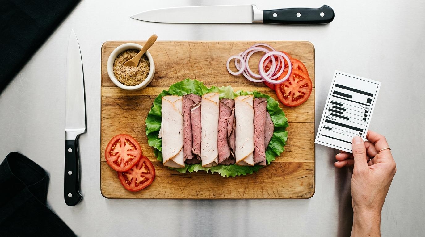 The High-Protein Deli Lunch: How to Order for Muscle Gain and Satiety