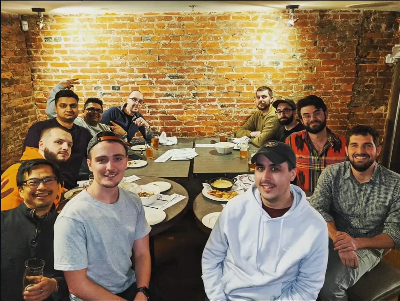 The 1Digital team out together