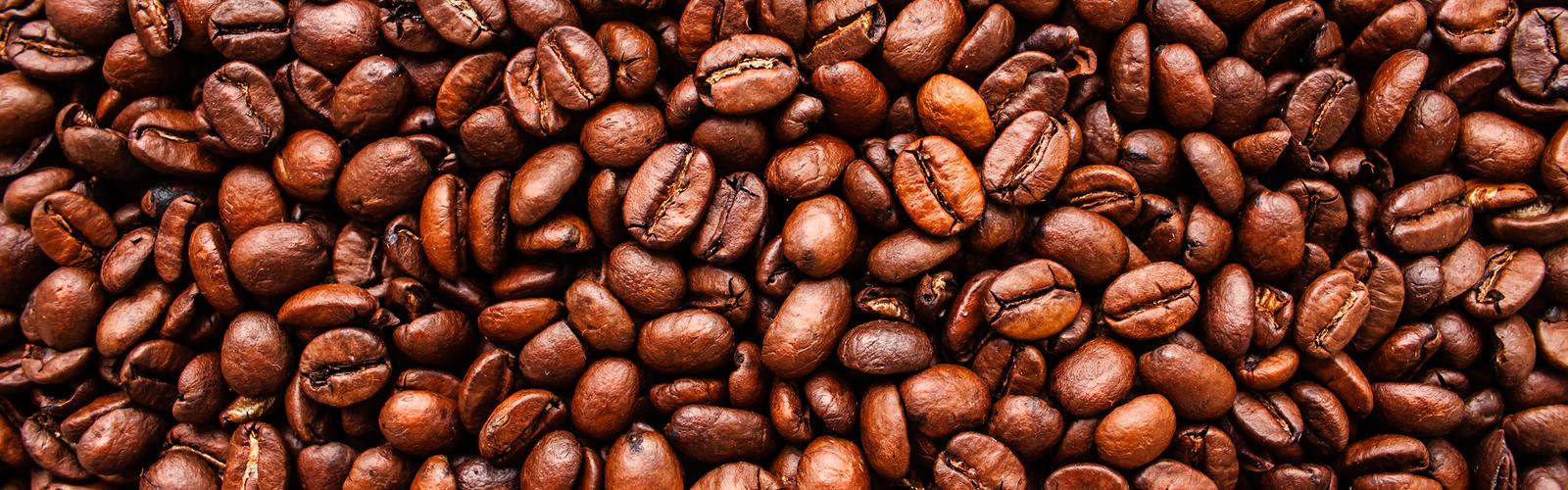 Freshly roasted coffee beans