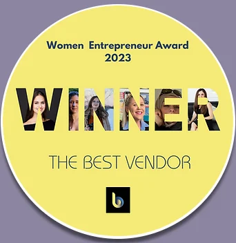 Women Entrepreneur Award 2023 badge