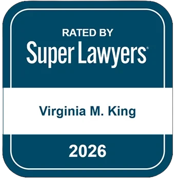 Rated by Super Lawyers, Virginia M. King, 2026